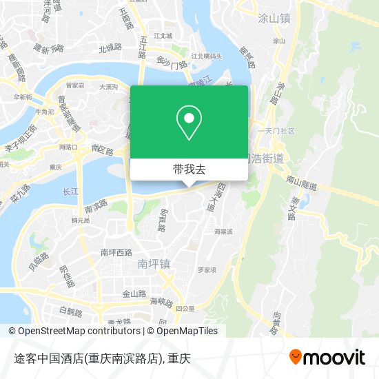 途客中国酒店(重庆南滨路店)地图