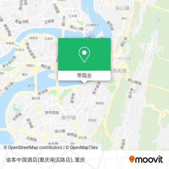 途客中国酒店(重庆南滨路店)地图