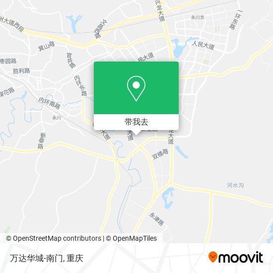 万达华城-南门地图
