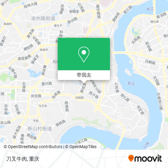 刀叉牛肉地图