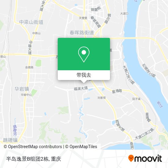 半岛逸景B组团2栋地图