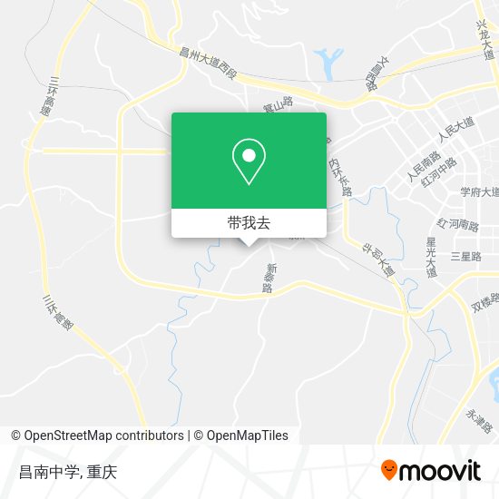 昌南中学地图