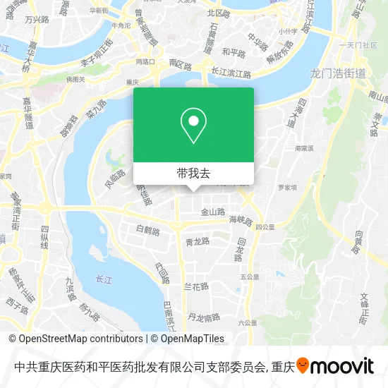 中共重庆医药和平医药批发有限公司支部委员会地图