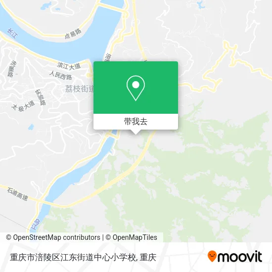 重庆市涪陵区江东街道中心小学校地图