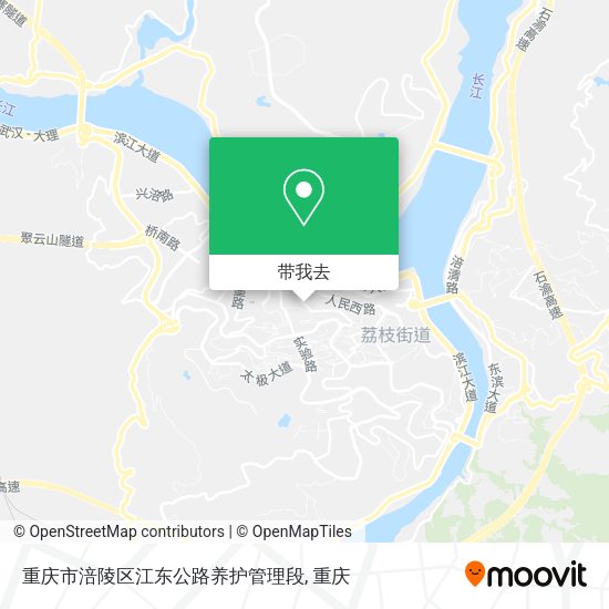 重庆市涪陵区江东公路养护管理段地图