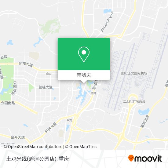 土鸡米线(碧津公园店)地图
