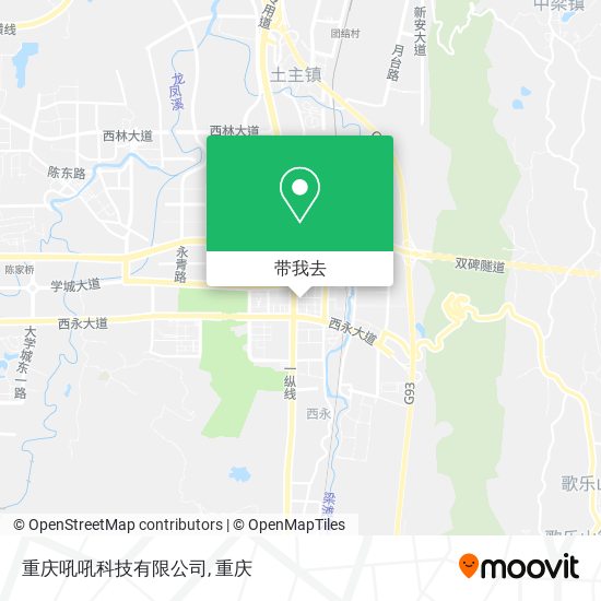 重庆吼吼科技有限公司地图