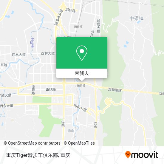 重庆Tiger滑步车俱乐部地图