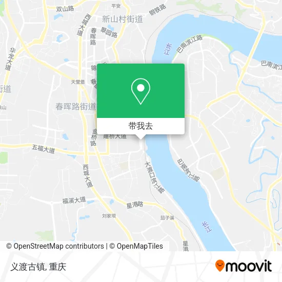 义渡古镇地图