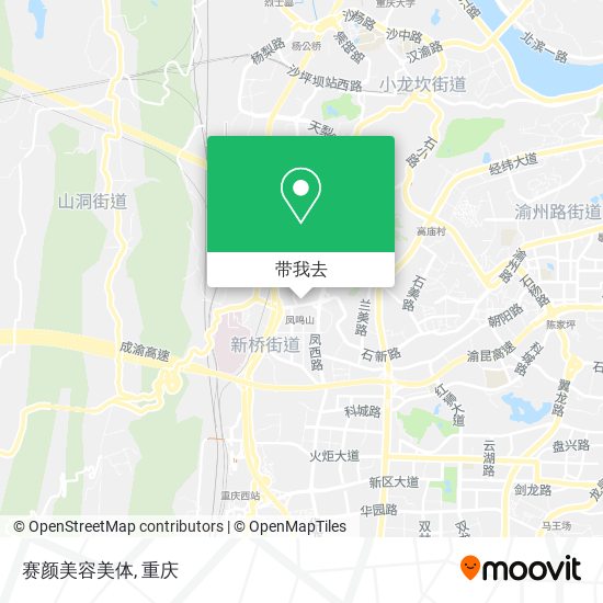 赛颜美容美体地图