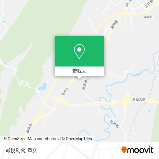 诚悦副食地图