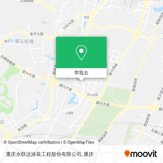 重庆永联达涂装工程股份有限公司地图