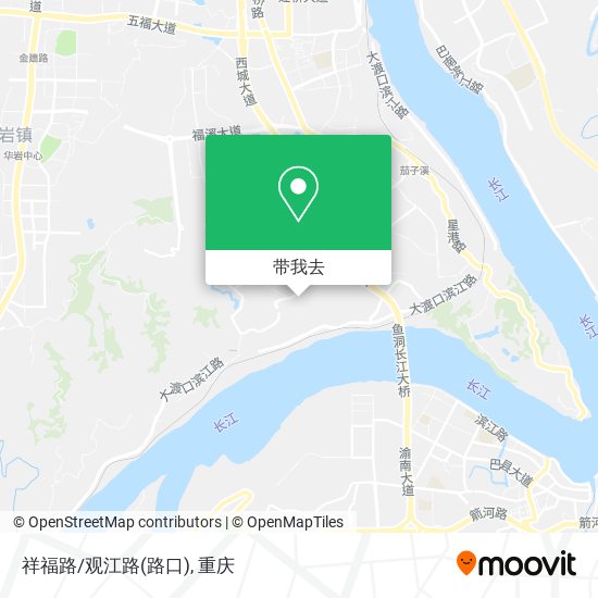 祥福路/观江路(路口)地图