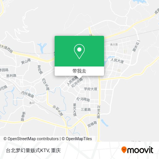 台北梦幻量贩式KTV地图