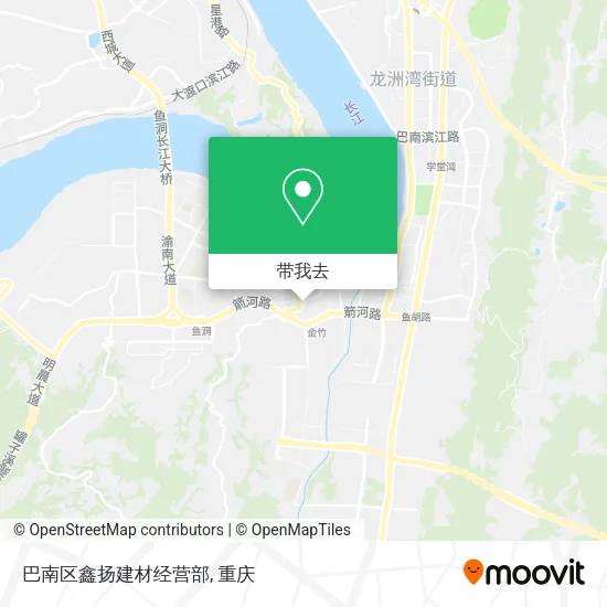 巴南区鑫扬建材经营部地图