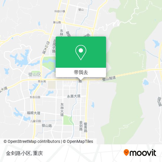 金剑路小区地图