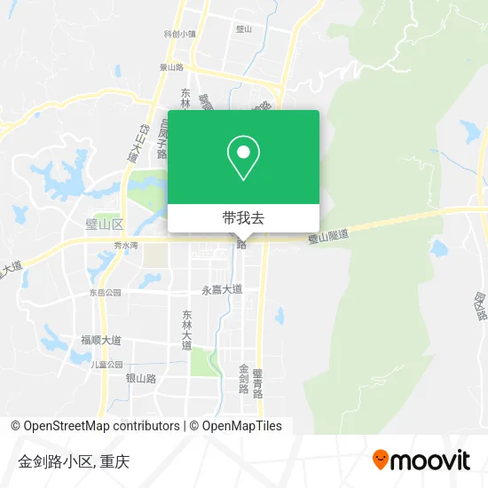 金剑路小区地图