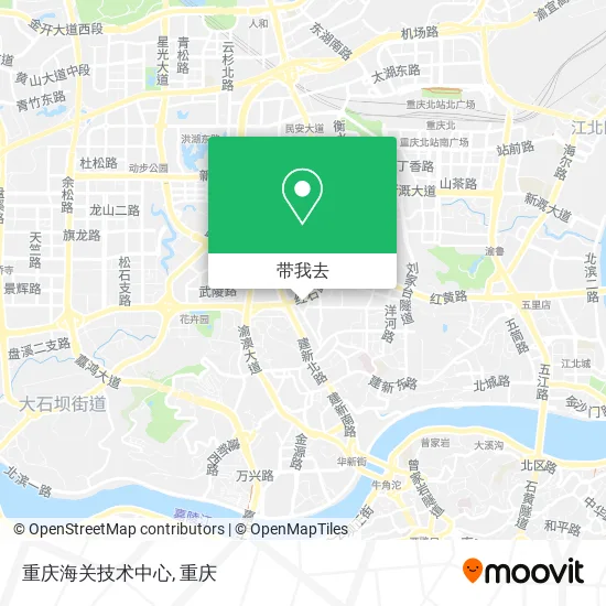 重庆海关技术中心地图