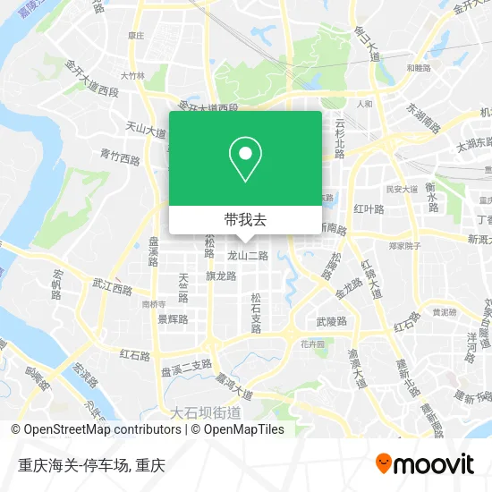 重庆海关-停车场地图