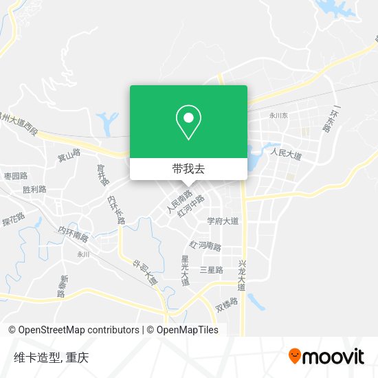 维卡造型地图