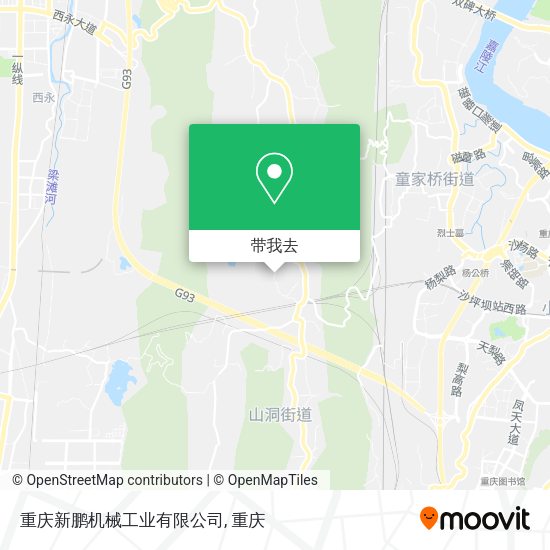 重庆新鹏机械工业有限公司地图