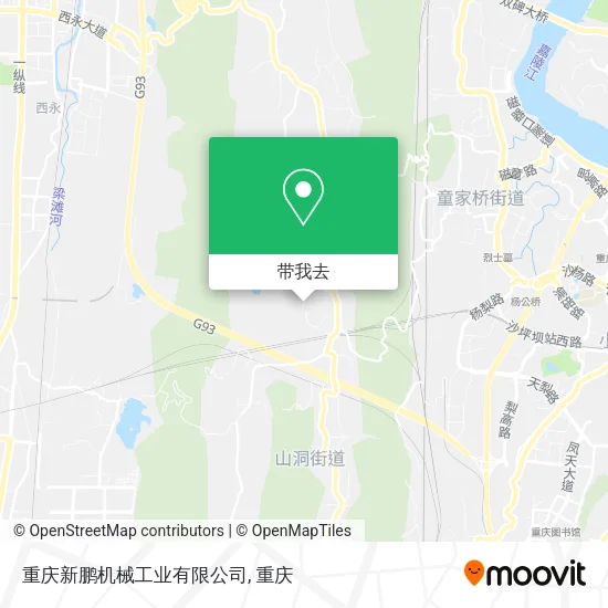 重庆新鹏机械工业有限公司地图