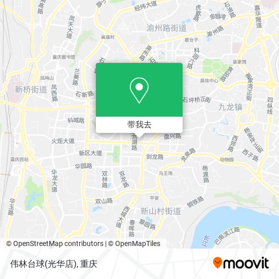 伟林台球(光华店)地图