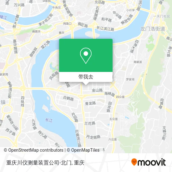 重庆川仪测量装置公司-北门地图
