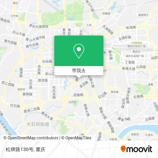 松牌路130号地图