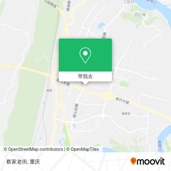 蔡家老街地图