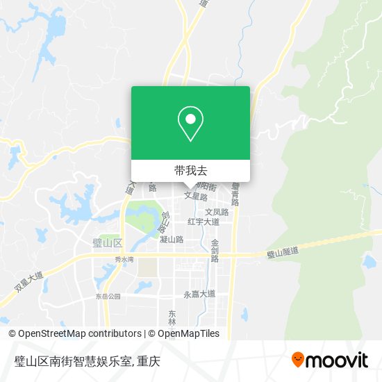 璧山区南街智慧娱乐室地图