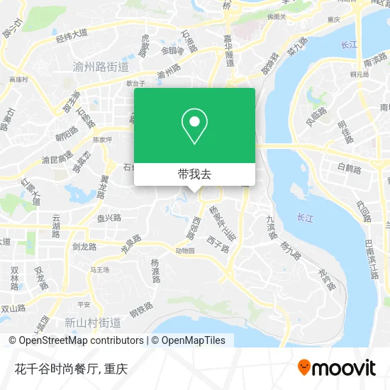 花千谷时尚餐厅地图