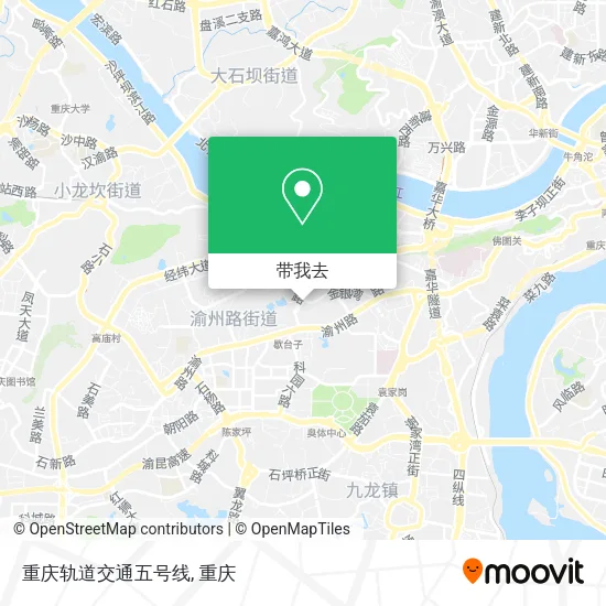 重庆轨道交通五号线地图