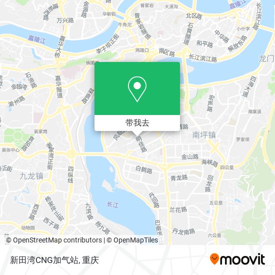 新田湾CNG加气站地图