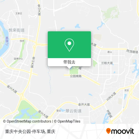 重庆中央公园-停车场地图