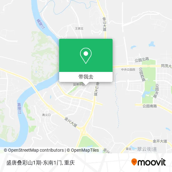 盛唐叠彩山1期-东南1门地图