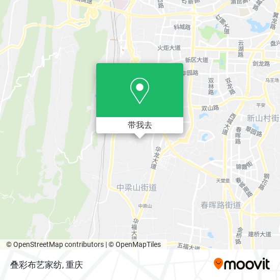 叠彩布艺家纺地图