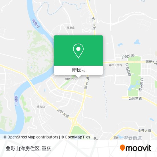 叠彩山洋房住区地图