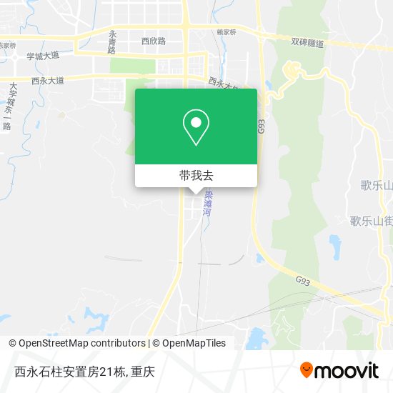 西永石柱安置房21栋地图