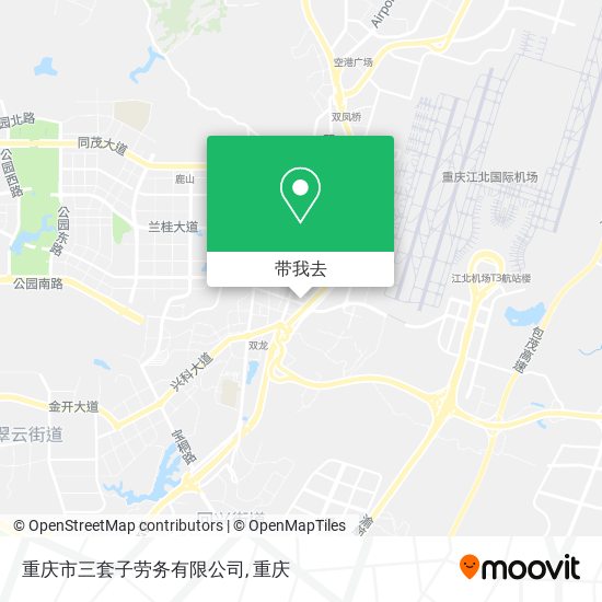 重庆市三套子劳务有限公司地图