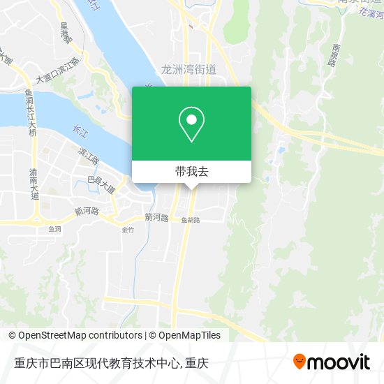 重庆市巴南区现代教育技术中心地图