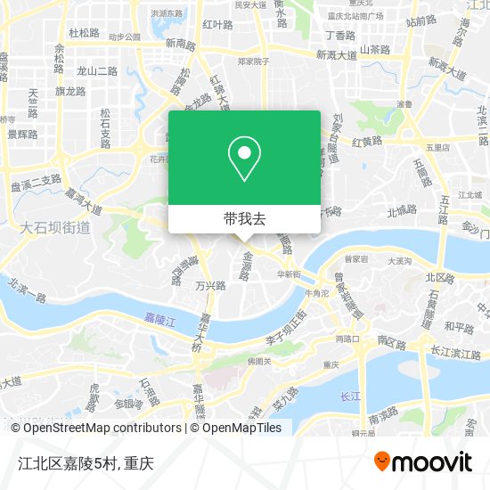 江北区嘉陵5村地图