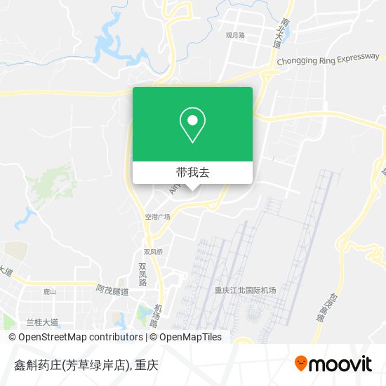 鑫斛药庄(芳草绿岸店)地图