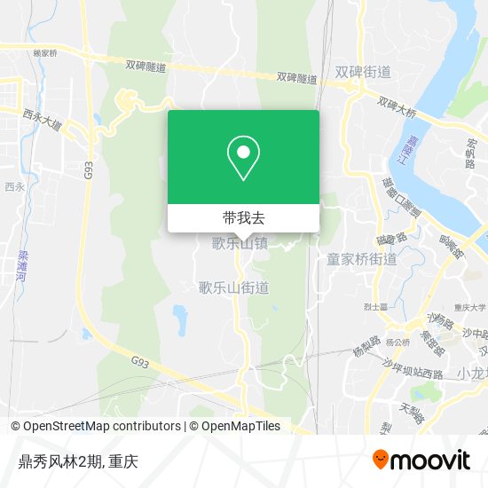 鼎秀风林2期地图