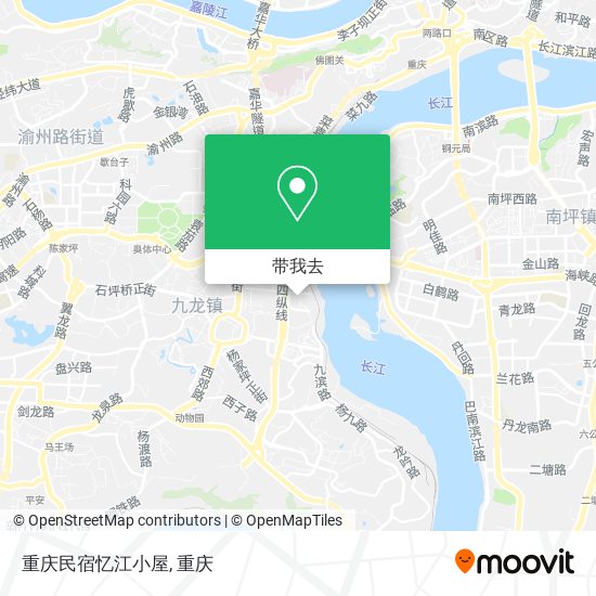 重庆民宿忆江小屋地图