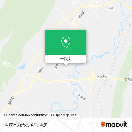 重庆市焱燊机械厂地图
