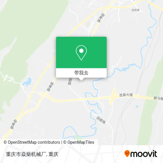 重庆市焱燊机械厂地图