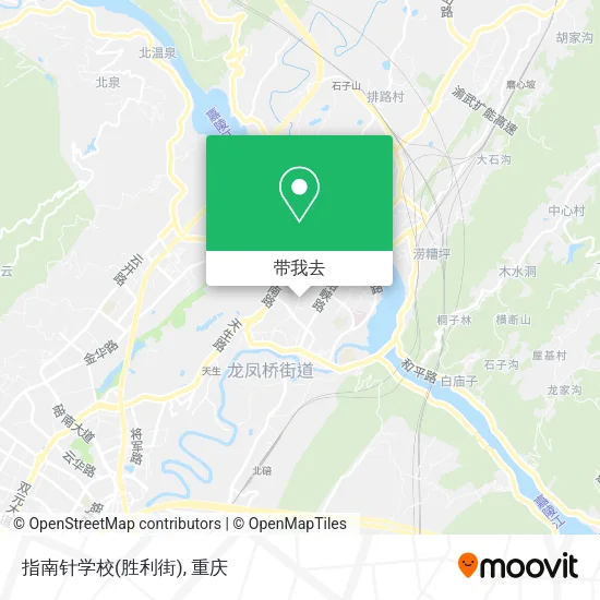 指南针学校(胜利街)地图