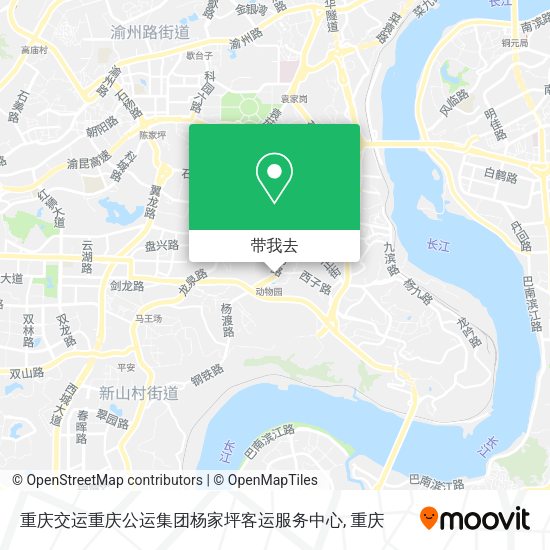 重庆交运重庆公运集团杨家坪客运服务中心地图