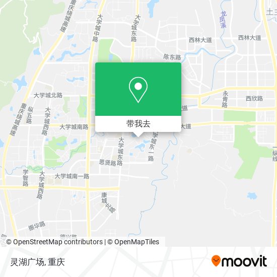 灵湖广场地图